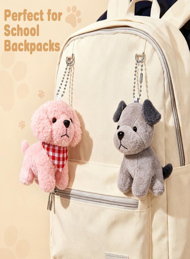 Niceup 24PCS Small Dog Stuffed Animals Kids Class Valentine's Day Gift Plush Bulk Puppy Stocking Stuffer Birthday Party Favors Pet Paw Adoption Classroom Dog Puppy Toys Doll for Party Goodie Bag - Image 4